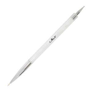 PINCEL DE NAIL ART COM SONDA Nº0 - 2 EM 1 COM BRILHANTES