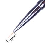 PINCEL PARA NAIL ART 11MM - Nº3 COM BRILHANTES