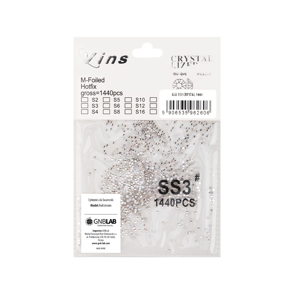 5938-CRISTAL-DE-DECORACAO-DE-UNHA-SS3-ZIRCONIA-E-SWAROVSKI-1400-PCS CRISTAL DE DECORAÇÃO DE UNHA SS3 ZIRCÓNIA E SWAROVSKI - 1400 PÇS