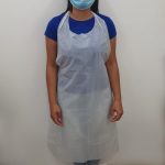 AVENTAL DESCARTÁVEL PLÁSTICO 100 UNIDADES