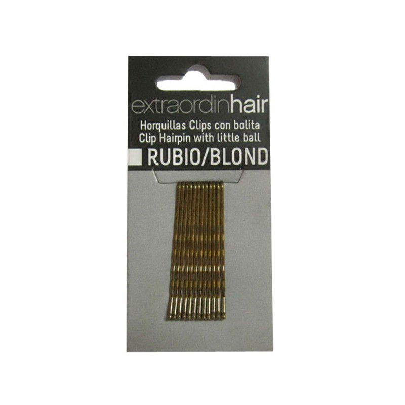 6083-GANCHOS-DE-CABELO-LOIRO-12-UNIDADES GANCHOS DE CABELO LOIRO - 12 UNIDADES