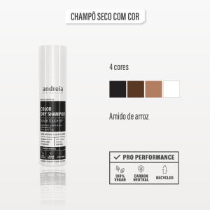 SHAMPOO VEGAN - BLACK 150ML ANDREIA