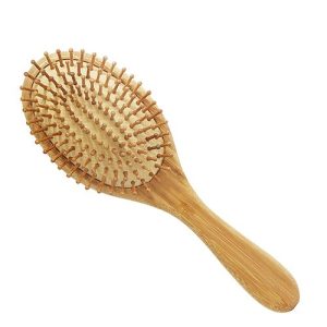 Escova De Bambu Oval Grande - Bifull