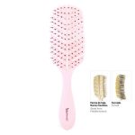 ESCOVA ESQUELETO ROSA DE PÊLO DE JAVALI E NYLON