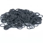 ELÁSTICOS DE CABELO PRETO 30MM 20 UNIDADES