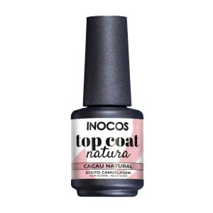 VERNIZ GEL TOP COAT INOCOS CACAU NATURAL LOVERS 15ML