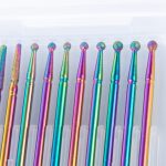KIT DE BROCA DIAMANTADA COLORIDA 30 UNIDADES