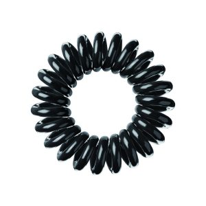 BOBBLE ELÁSTICO PARA CABELO PRETO 3 UNIDADES