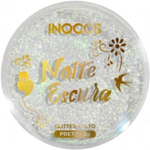 Glitter Solto 2 Em 1 Noite Escura Prata Holo 3g
