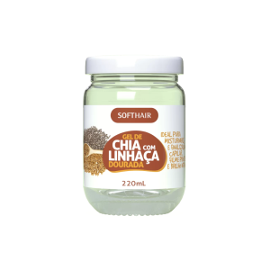 Soft Hair Gel de Chia com Linhaça Dourada 220ml