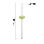 Ponteira de Cutículas Cerâmico Small Ball C 3/32" Forte - Image 3
