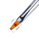 Pincel Ombre Glam Line Strass Preto 13mm - Image 3