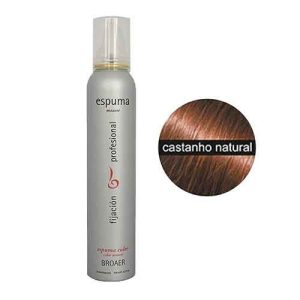 Espuma Cor Castanho Natural 200 Ml - Broaer