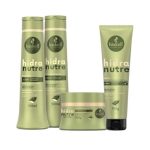 Kit HASKELL Hidranutre Shampoo 500ML+ Condicionador 500ML+ Máscara 300GR + Finalizador 150GR