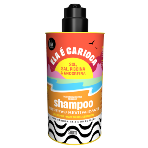 SHAMPOO ELA É CARIOCA LOLA 500ML, conta com uma fórmula altamente nutritiva, que confere uma aparência mais revitaliza aos fios.