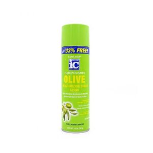 Ic Hair Polisher Olive Moist. Sheen Spray 14oz