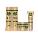 Kit Haskell Murumuru Shampoo 300ML+ Condicionador 300ML+ Máscara 300GR + Polpa Em Creme 150GR