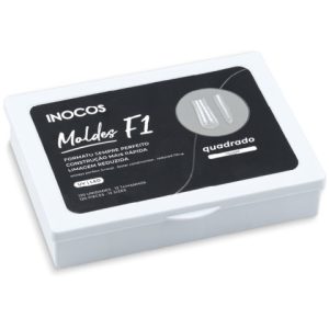 Moldes para Unhas F1 Formato Quadrado 120 Un - Inocos