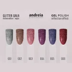 Verniz Gel Glitter Gala Andreia GG1 - 10,5ML Andreia - Image 3