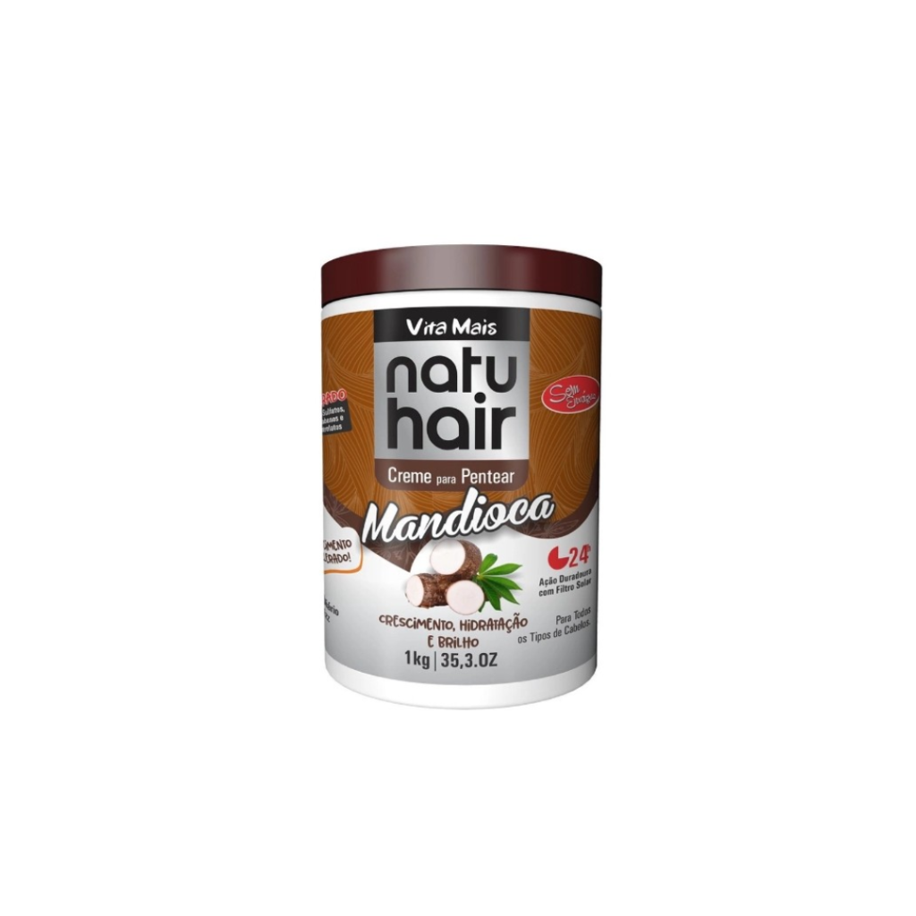 Creme De Pentear Mandioca 1kg -Natu Hair