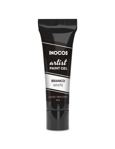 paint-gel-artist-branco-5ml-inocos Paint Gel Artist Branco 5ml Inocos - Image 1