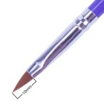 Pincel Para Nail Art Tº 4 Roxo com Comprimento de Cerdas 10 mm - Image 2