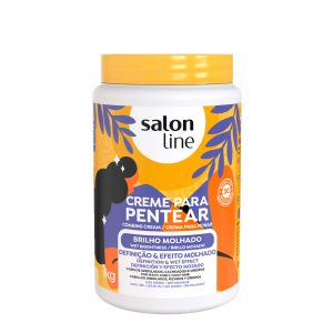 Creme Para Pentear Brilho Molhado 1kg – Salon Line