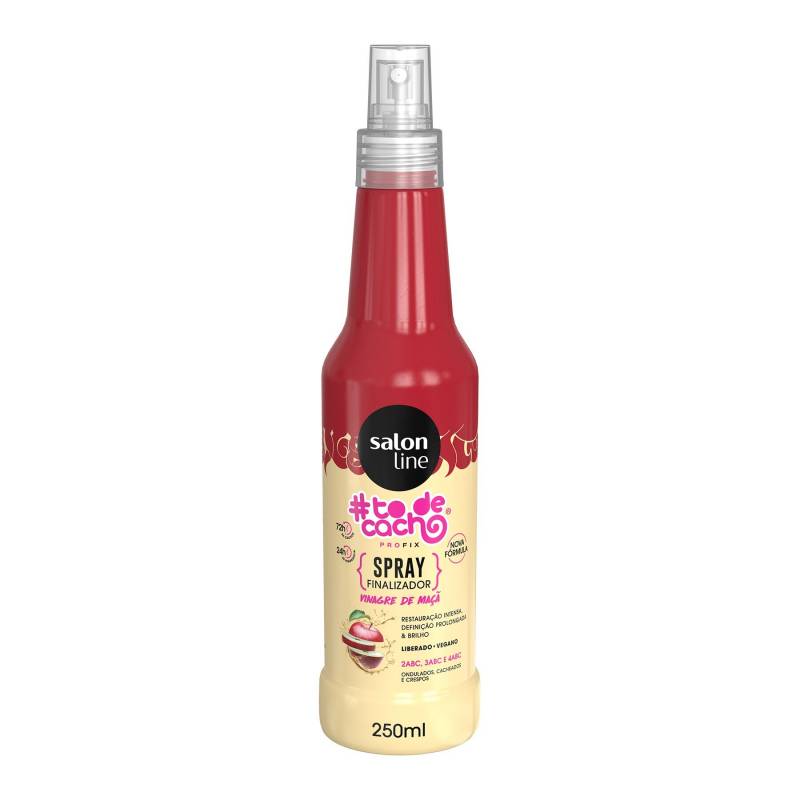 spray-vinagre-maca-250ml Spray Finalizador To De Cacho Vinagre de Maçã 250ml - Salon Line