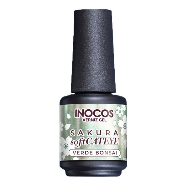 Verniz Gel Soft Cateye Verde Bonsai 15ml - Inocos