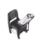 Cadeira de Manicure Bari Preto - Dompel - Image 2