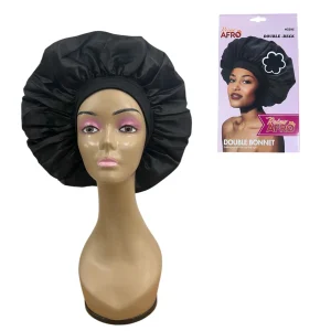 TOUCA DE CETIM DOUBLE BONNET