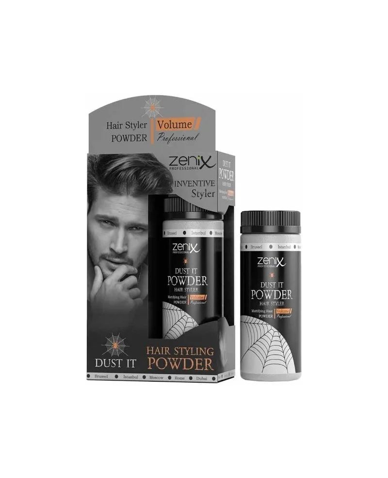 Zenix Po De Volume Para Penteados Natural 20g Zenix Po De Volume Para Penteados Natural 20g