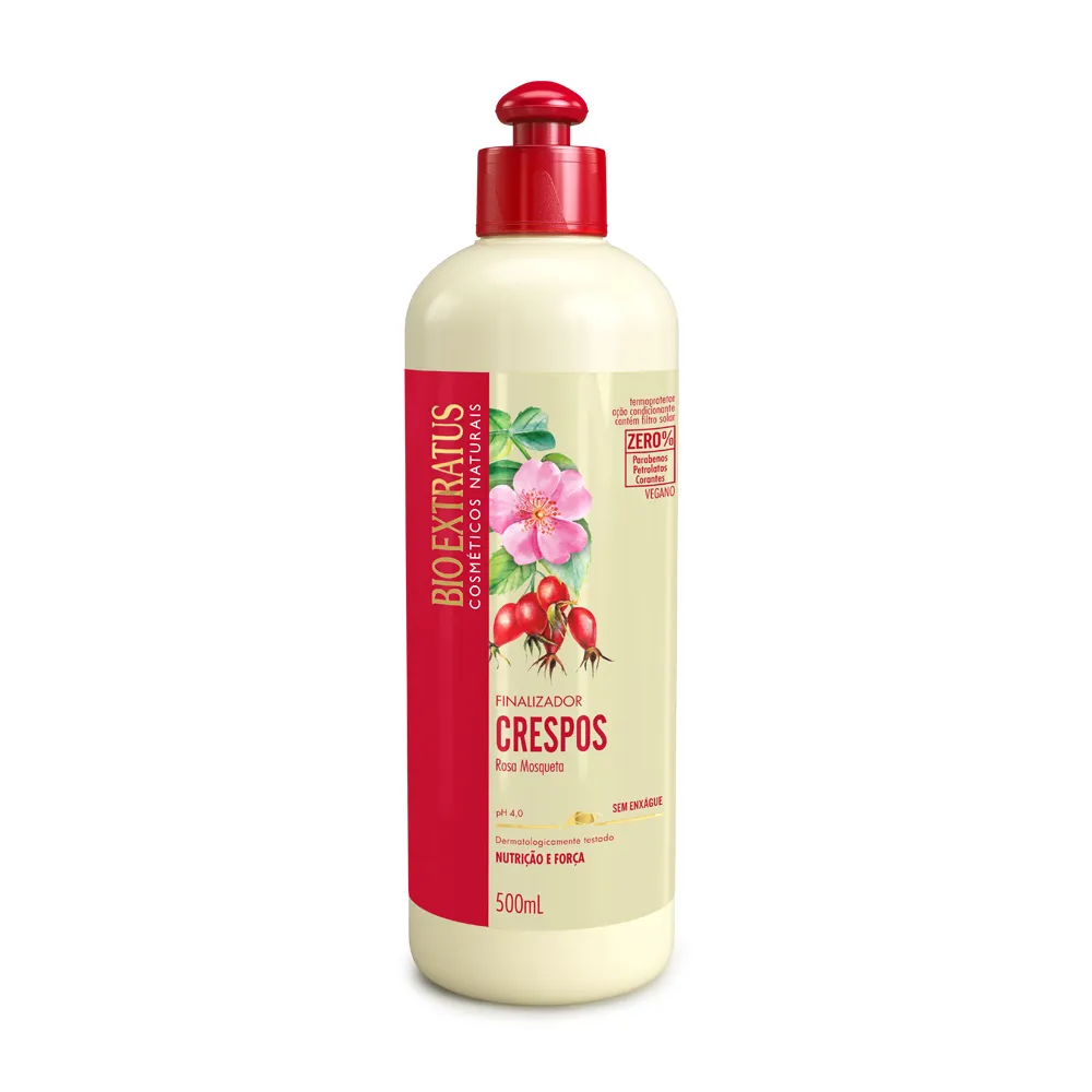 162503-1200-auto Finalizador Crespos Rosa Mosqueta 500ml - Bio Extratus - Image 1